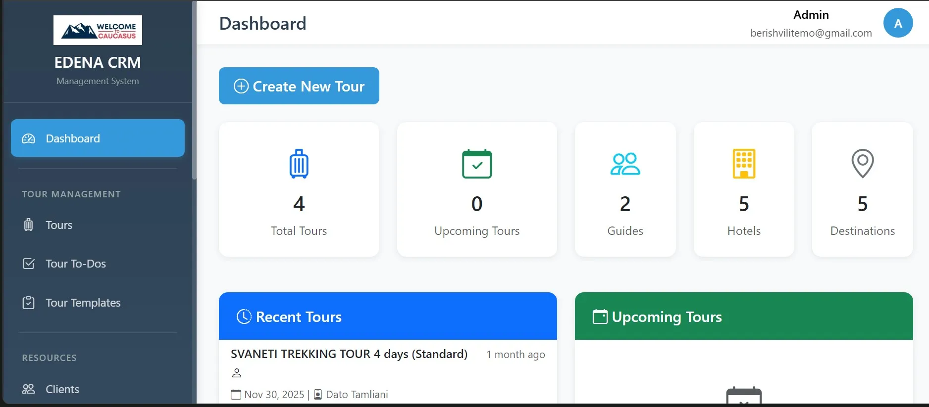 Tourism CRM